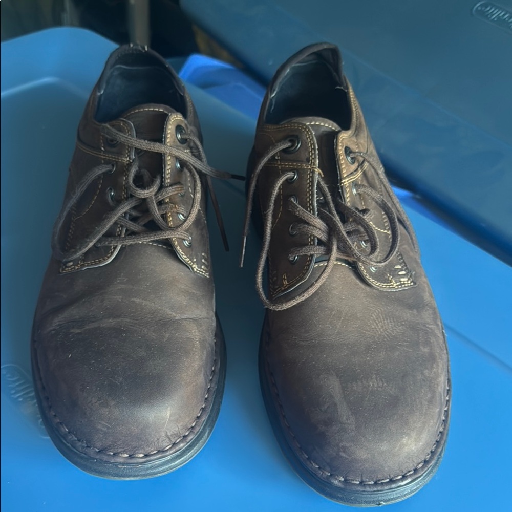 Men's Brown Leather Shoes Timberland, 12